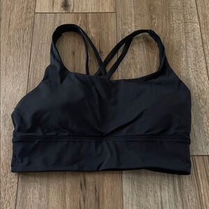 Lululemon Energy Longline Bra Black 6